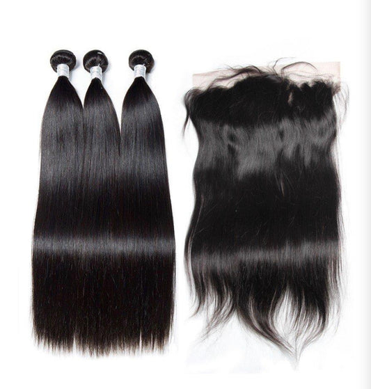 13x4 Frontal + 3 Bundle Deal
