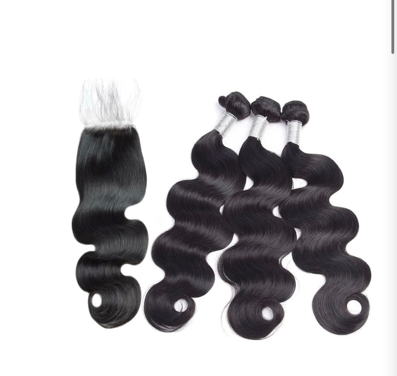 4x4 Closure + 3 Bundle Deal